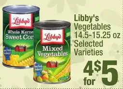 Super King Markets Libby's Vegetables offer