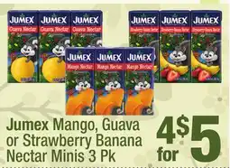 Super King Markets Jumex Mango, Guava or Strawberry Banana Nectar Minis offer