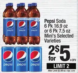 Super King Markets Pepsi Soda offer