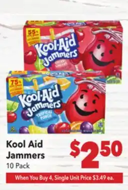 Vallarta Supermarkets Kool Aid Jammers offer