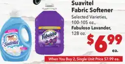 Vallarta Supermarkets Suavitel Fabric Softener offer