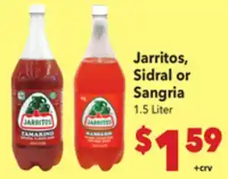 Vallarta Supermarkets Jarritos, Sidral or Sangria offer