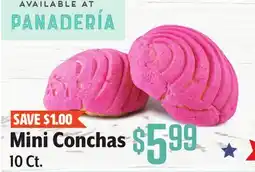 Vallarta Supermarkets Mini Conchas offer