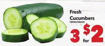 Vallarta Supermarkets Fresh Cucumbers / PEPINO FRESCO offer