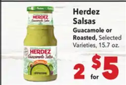 Vallarta Supermarkets Herdez Salsas offer