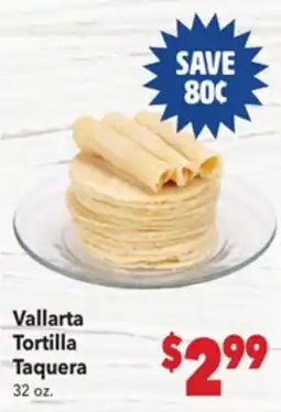 Vallarta Supermarkets Vallarta Tortilla Taquera offer