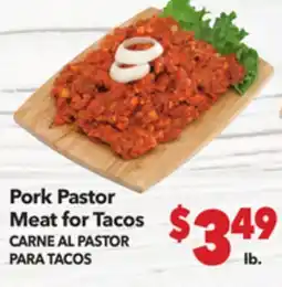 Vallarta Supermarkets Pork Pastor Meat for Tacos offer