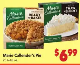 Vallarta Supermarkets Marie Callender's Pie offer
