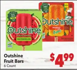 Vallarta Supermarkets Outshine Fruit Bars offer
