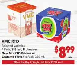 Vallarta Supermarkets VMC RTD offer