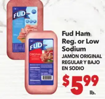Vallarta Supermarkets Fud Ham Reg. or Low Sodium offer