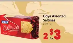 Vallarta Supermarkets Goya Assorted Saltines offer