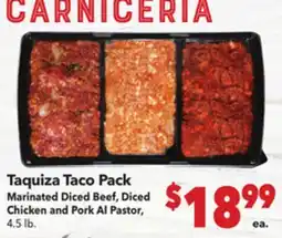 Vallarta Supermarkets Taquiza Taco Pack offer