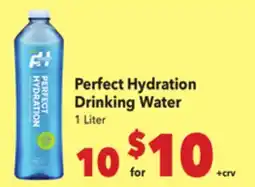 Vallarta Supermarkets Perfect Hydration Drinking Water offer
