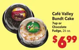 Vallarta Supermarkets Café Valley Bundt Cake offer
