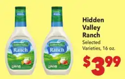 Vallarta Supermarkets Hidden Valley Ranch offer