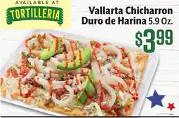 Vallarta Supermarkets Vallarta Chicharron Duro de Harina 5.9 Oz offer