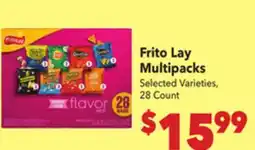 Vallarta Supermarkets Frito Lay Multipacks offer