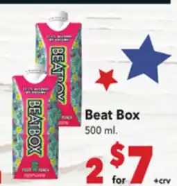 Vallarta Supermarkets Beat Box offer