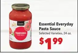 Vallarta Supermarkets Essential Everyday Pasta Sauce offer
