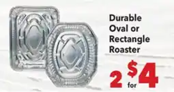Vallarta Supermarkets Durable Oval or Rectangle Roaster offer