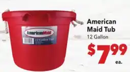Vallarta Supermarkets American Maid Tub offer