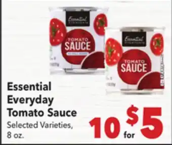 Vallarta Supermarkets Essential Everyday Tomato Sauce offer