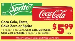 Vallarta Supermarkets Coca-Cola, Fanta, Coke Zero or Sprite offer
