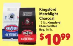 Vallarta Supermarkets Kingsford Matchlight Charcoal, 12 lb., Kingsford Charcoal Blue Bag, 16 lb offer