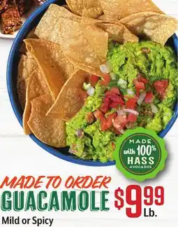 Vallarta Supermarkets MADE TO ORDER GUACAMOLE offer