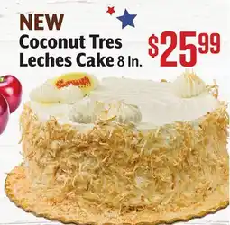 Vallarta Supermarkets NEW Coconut Tres Leches Cake offer