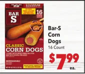 Vallarta Supermarkets Bar-S Corn Dogs offer