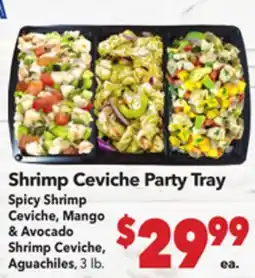 Vallarta Supermarkets Shrimp Ceviche Party Tray offer