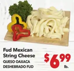Vallarta Supermarkets Fud Mexican String Cheese/QUESO OAXACA DESHEBRADO FUD offer