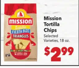 Vallarta Supermarkets Mission Tortilla Chips offer