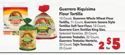 Vallarta Supermarkets Guerrero Riquísima Flour Tortilla offer