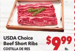 Vallarta Supermarkets USDA Choice Beef Short Ribs offer