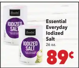Vallarta Supermarkets Essential Everyday Iodized Salt offer