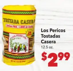 Vallarta Supermarkets Los Pericos Tostadas Casera offer