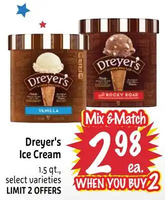 Foodmaxx Dreyer's Ice Cream offer