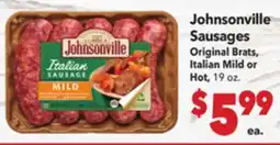 Vallarta Supermarkets Johnsonville Sausages offer