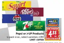 Foodmaxx Pepsi or 7. UP Products offer