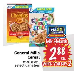 Foodmaxx General Mills Cereal offer