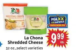 Foodmaxx La Chona Shredded Cheese offer