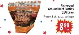 Foodmaxx Richwood Ground Beef Patties 73% Lean offer