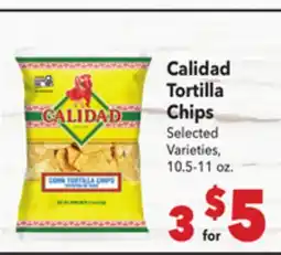 Vallarta Supermarkets Calidad Tortilla Chips offer