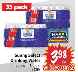 Foodmaxx Sunny Select Drinking Water offer