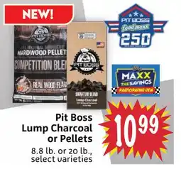 Foodmaxx Pit Boss Lump Charcoal or Pellets offer