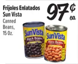 El Super Sun Vista Canned Beans offer