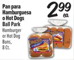 El Super Ball Park Hamburger or Hot Dog Buns offer